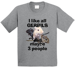 I Like All Gerbils And Maybe 3 People T Shirt