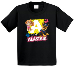 Paw Patrol A Is For Alastair T Shirt Paw Patrol A Is For Alastair T Shirt