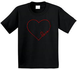 Love Heart - Red T Shirt