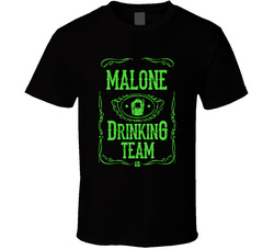 Malone Drinking Team T Shirt