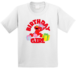 Elmo Birthday Girl T Shirt Elmo Birthday Girl T Shirt