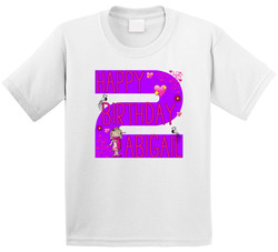 Happy 2nd Birthday T Shirt Happy 2nd Birthday T Shirt