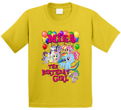 My Little Pony Birthday - The Birthday Girl (add Custom Name) T Shirt My Little Pony Birthday - The Birthday Girl (add Custom Name) T Shirt