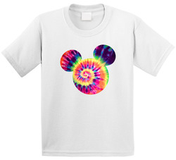 Tie Dye Mickey Mouse Head T Shirt Tie Dye Mickey Mouse Head T Shirt