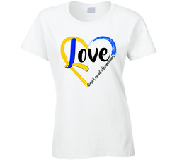Down Syndrome Love Doesn't Count Chromosomes T Shirt Down Syndrome Love Doesn't Count Chromosomes T Shirt