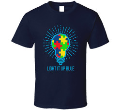 Light It Up Blue T Shirt Light It Up Blue T Shirt