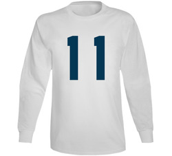 Whitby Fc United Soccer #11 Jersey (back) Long Sleeve