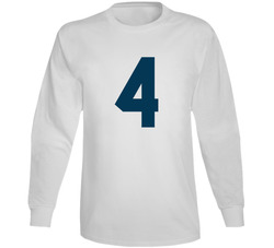 Whitby Fc United Soccer #4 Jersey (back) Long Sleeve