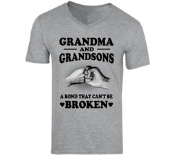 Grandma And Grandsons A Bond That Can't Be Broken T Shirt