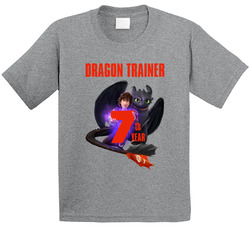 How To Train Your Dragon Toothless & Hiccup Birthday  T Shirt