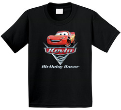 Lightning Mcqueen Cars 2nd Birthday T Shirt