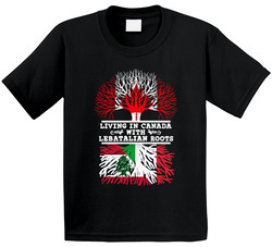 Living In Canada With Lebanese-italian Roots T Shirt Living In Canada With Lebanese-italian Roots T Shirt