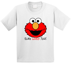 Elmo Loves You Sesame Street Character T Shirt Elmo Loves You Sesame Street Character T Shirt