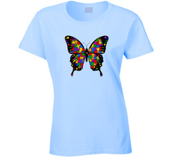 Autism Awareness Butterfly T Shirt Autism Awareness Butterfly T Shirt