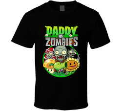 Plants Vs Zombies Family Birthday Party Daddy T Shirt Plants Vs Zombies Family Birthday Party Daddy T Shirt