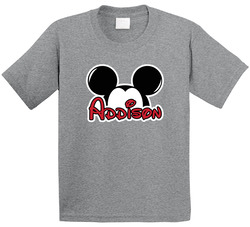 Mickey Mouse (with Custom Name) Addison T Shirt Mickey Mouse (with Custom Name) Addison T Shirt