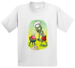 Plants Vs Zombies Summer Bbq T Shirt