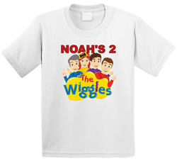 Wiggles 2nd Birthday (customize With Name And Age) T Shirt Wiggles 2nd Birthday (customize With Name And Age) T Shirt