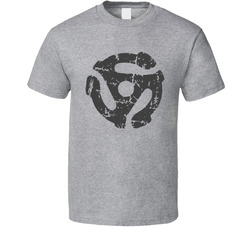 45 Rpm Record Adjuster Retro Distressed T Shirt 45 Rpm Record Adjuster Retro Distressed T Shirt
