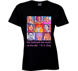 She Believed She Could, So She Did R. S. Grey Quote T Shirt She Believed She Could, So She Did R. S. Grey Quote T Shirt