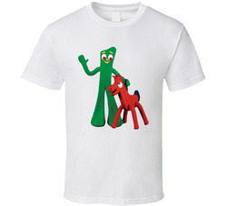 Gumby And Pokey Retro Tv Characters T Shirt Gumby And Pokey Retro Tv Characters T Shirt