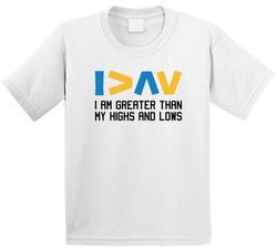 Diabetes Awareness - I Am Greater Than My Highs And Lows T Shirt Diabetes Awareness - I Am Greater Than My Highs And Lows T Shirt
