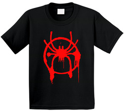 Miles Morales Spider Logo Spider-man Into Spider-verse T Shirt Miles Morales Spider Logo Spider-man Into Spider-verse T Shirt