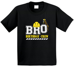 Construction Birthday Crew Brother T Shirt Construction Birthday Crew Brother T Shirt