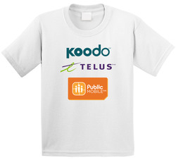 Koodo Telus Public Mobile Event T Shirt Koodo Telus Public Mobile Event T Shirt