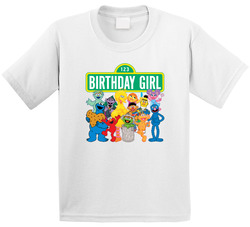 Sesame Street Birthday Girl T Shirt Sesame Street Birthday Girl T Shirt