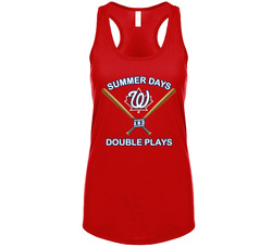Summer Days And Double Plays Tanktop Summer Days And Double Plays Tanktop