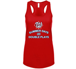Summer Days And Double Plays Tanktop Summer Days And Double Plays Tanktop