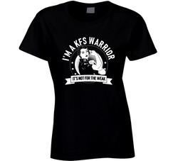 Kfs Warrior Not For The Weak Klippel-feil Syndrome Ladies T Shirt Kfs Warrior Not For The Weak Klippel-feil Syndrome Ladies T Shirt