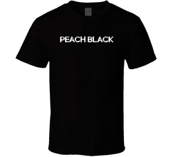 Peach Black T Shirt