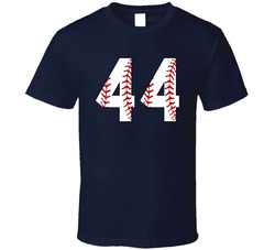 Baseball Jersey Number 44 T Shirt