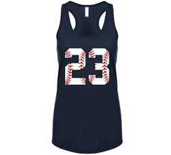Baseball Jersey Number 23 Tanktop