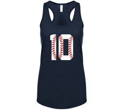 Baseball Jersey Number 10 Tanktop