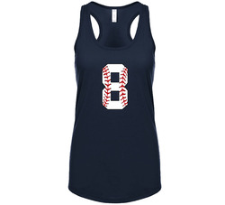 Baseball Jersey Number 8 Tanktop