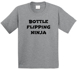 Bottle Flipping Ninja T Shirt