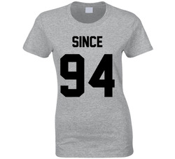 94 - Together Since Couple Ladies T Shirt