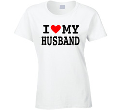 I Love My Family - Husband Ladies T Shirt