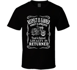 Respect Is Earned Loyalty Is Returned T Shirt