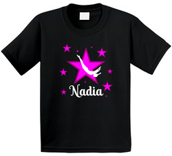 Gymnast Birthday With Name T Shirt