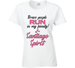 Santiago Spirit - Breast Cancer Awareness Run Ladies T Shirt