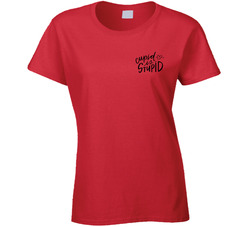 Cupid Is Stupid Ladies T Shirt