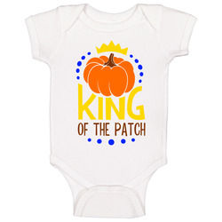 King Of The Patch Baby One Piece