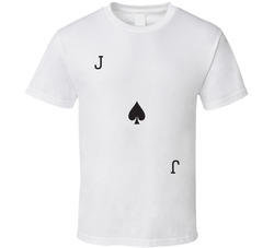 Jack Of Spades - Suit Of Cards Costume T Shirt