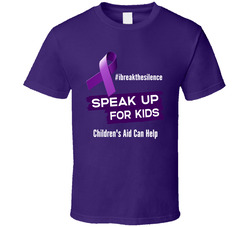 #ibreakthesilence Speak Up For Kids Children's Aid Can Help T Shirt