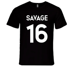 Savage #16 Jersey Style T Shirt