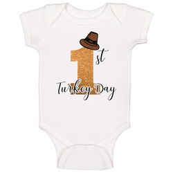 First 1st Turkey Day Baby One Piece